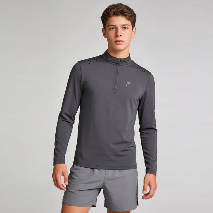 Endurance PRO Long Sleeve Padel t-shirt -Grey