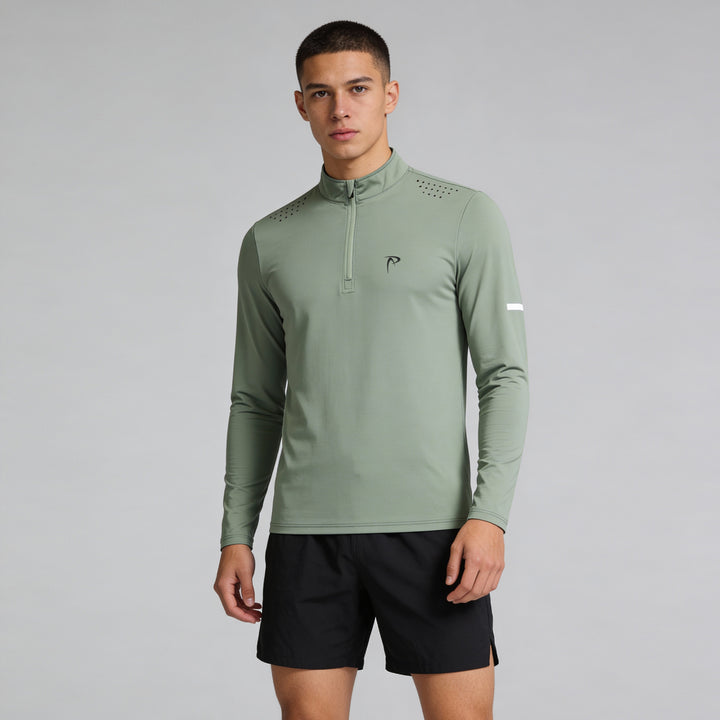 Endurance PRO Long Sleeve Padel t-shirt -Grey