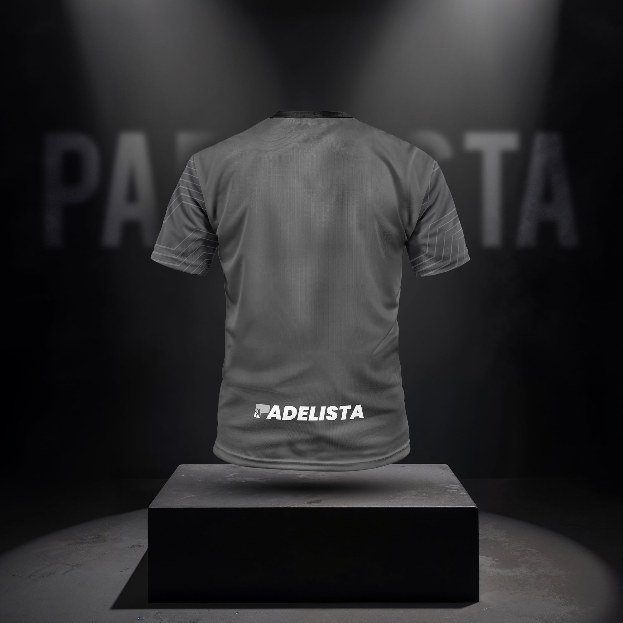 Grey wave Padel T-shirt
