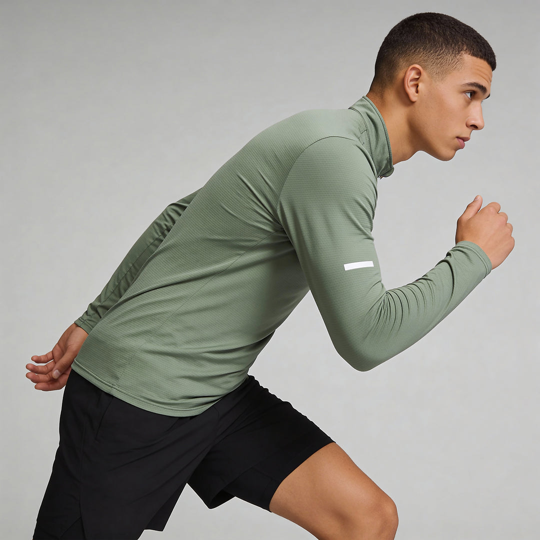 Endurance PRO Long Sleeve Padel t-shirt -Grey