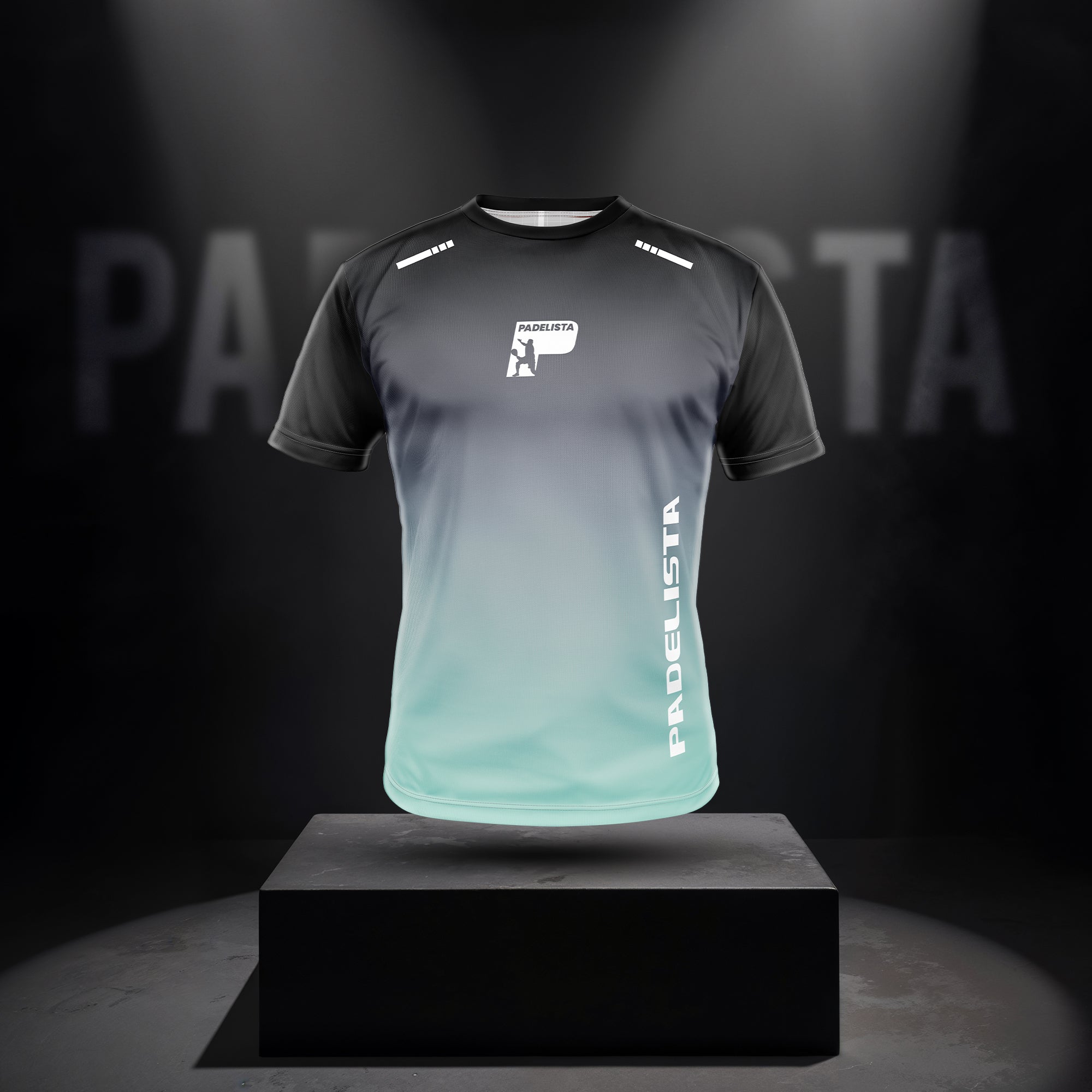 Green & black Padel T-shirt