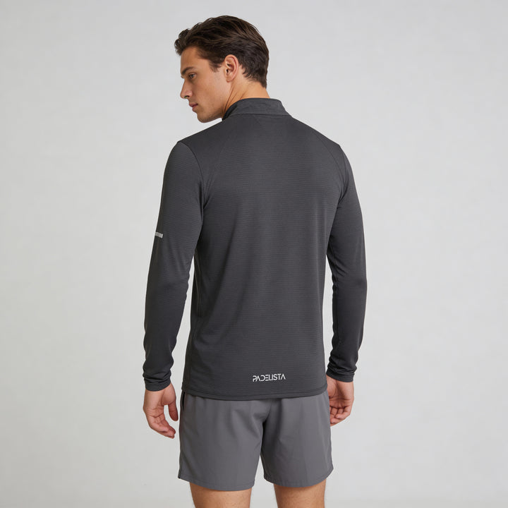 Endurance PRO Long Sleeve Padel t-shirt -Grey