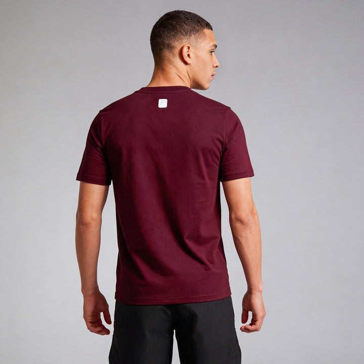 STRIKEFLEX PRO Padel Performance Tee - Burgundy