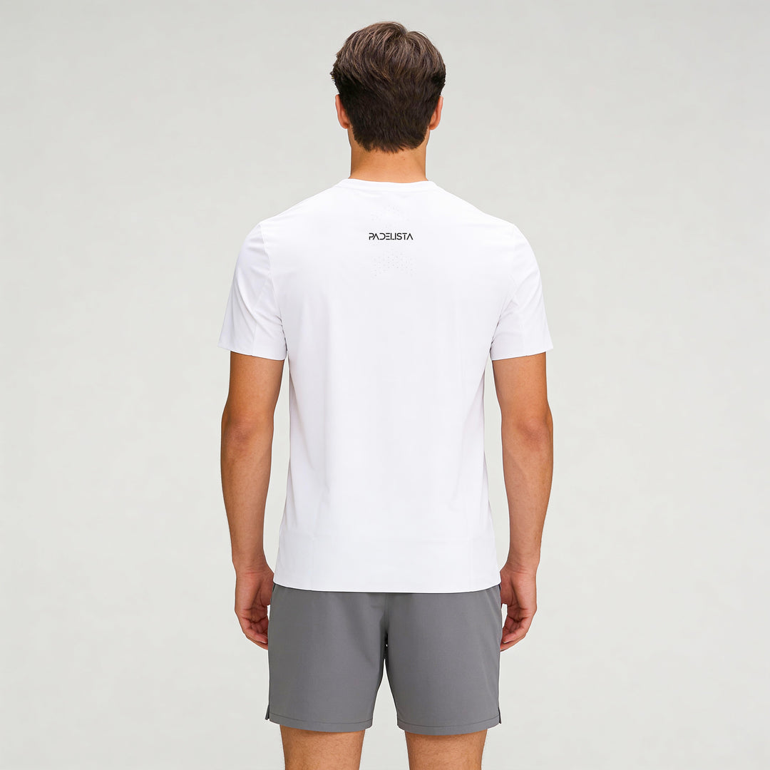 AeroFlex Padel Performance Tee - White