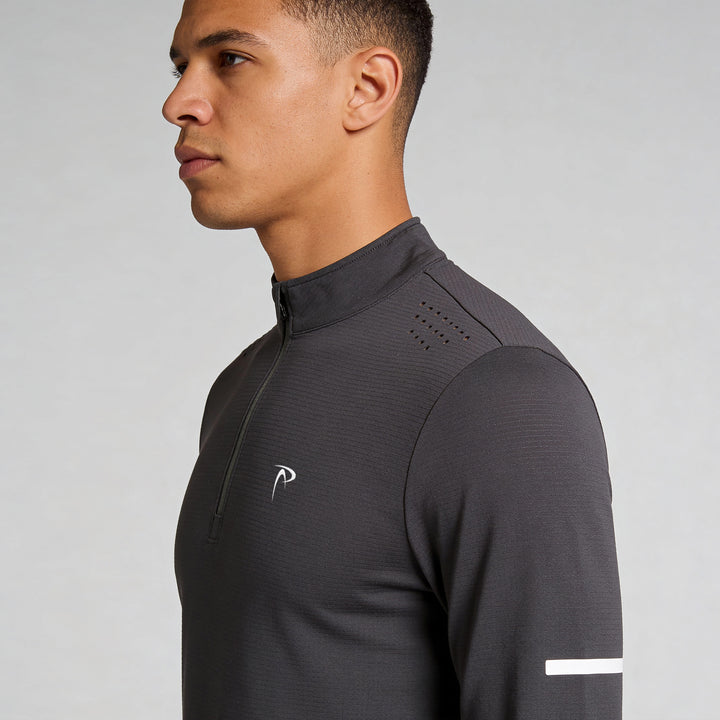 Endurance PRO Long Sleeve Padel t-shirt -Grey
