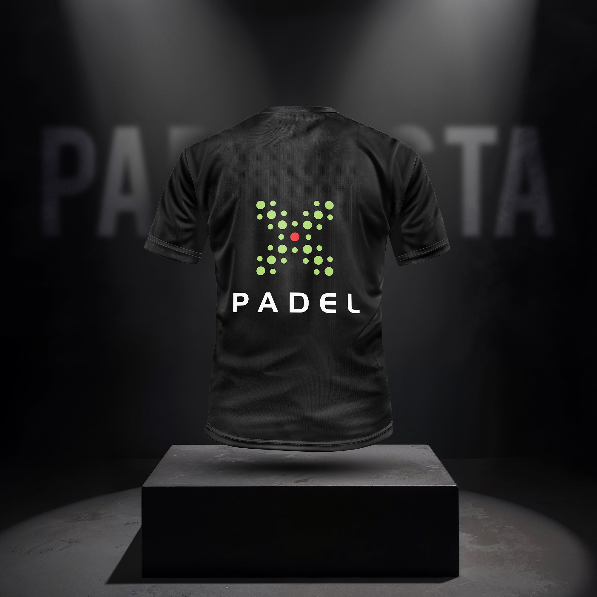 Grey Gradient Padel T-shirt